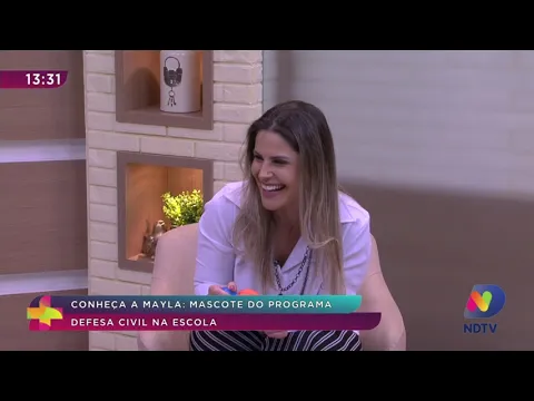 Conheça a Mayla, mascote do programa Defesa Civil Na Escola