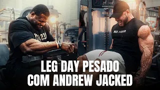 TREINO DE PERNAS PESADO COM ANDREW JACKED!