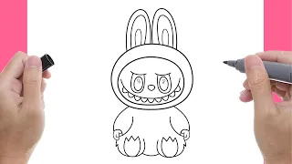 كيف ترسم لابوبو How To Draw LABUBU Step By Step 