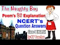 Download Lagu The Naughty Boy/ Class-4 English/ Chapter हिंदी Explanation/ NCERT's Question Answers By KV Teacher