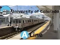 The Train to the Plane - RTD University of Colorado A Line