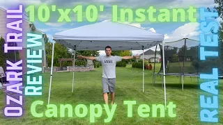 Ozark Trail 10x10 Instant Canopy tent Full Review