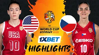 USA 🇺🇸 v Czechia 🇨🇿 | 1XBET Highlights | FIBA Women's Basketball World Cup 2026