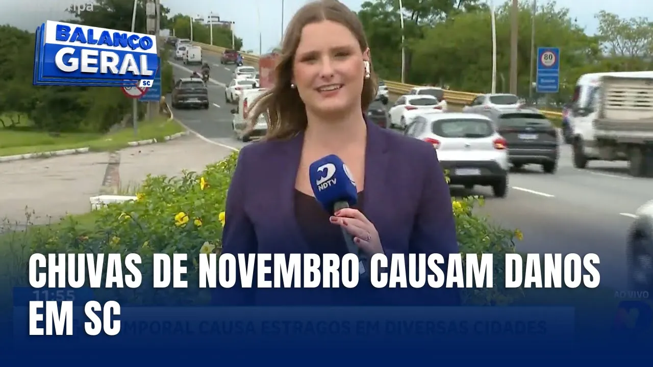 Chuva forte de 27 de novembro provoca danos em diversas cidades catarinenses