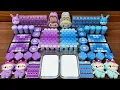 Download Lagu Mixing Purple vs Blue LABUBU Slime with Charms \u0026 Glitter #1028