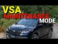 HOW TO SET VSA MAINTENANCE MODE PILOT ODYSSEY MDX