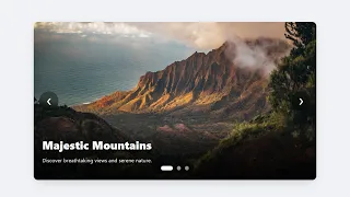 Responsive Image Slider with HTML CSS JavaScript Beginner Tutorial