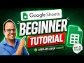 Google Sheets Tutorial for Beginners 2026 From Basics to Advanced Features