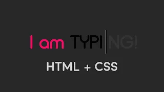 Text Typing Animation Using CSS - Pure CSS Tutorial Web Tutorials