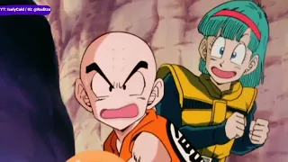 لقطة بولما تقابل فيجيتا لاول مرة و تقع في حبه 