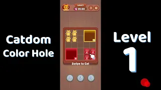 Catdom Color Hole Level 1 Screenshot