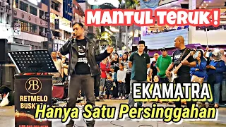 hanya satu persinggahan suara jasmenggo ni beli hati pengunjung yang hadir suara serak seakan saleem