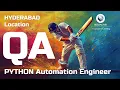SQUALAS Exclusive Python Automation Engineer Hyderabad