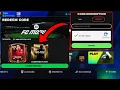 NEW FC MOBILE REDEEM CODE FREE 120-122 OVR CHAMPIONS PLAYERS IN FC MOBILE