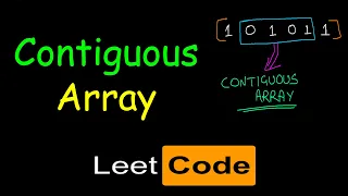 Contiguous array Leetcode