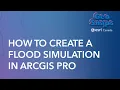 How to Create a Flood Simulation in ArcGIS Pro