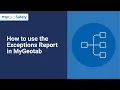 How to Use the Exceptions Report in MyGeotab