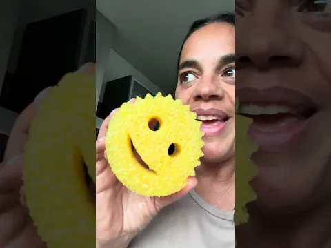Compré una esponja con tecnología!!