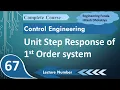 Unit Step Response of First-Order Systems Concepts Derivation and Graphical Understanding