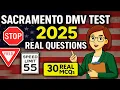 30 Real Sacramento DMV Test Questions 2025 California Driving License MCQs with Answers