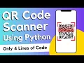How To Make QR Code Scanner Using Python Python me QR Code Scanner kaise Banaye By CodeWithShani