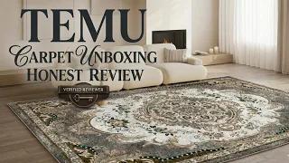 Temu Rug Unboxing Honest Review Worth It or Waste Rug Unboxing best deal temu