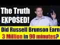 THE TRUTH EXPOSED Did Russell Brunson Earn 3 Million in 90 minutes