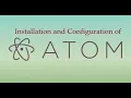 1 How to Install and Configure Atom Editor for Web Development on Windows 10