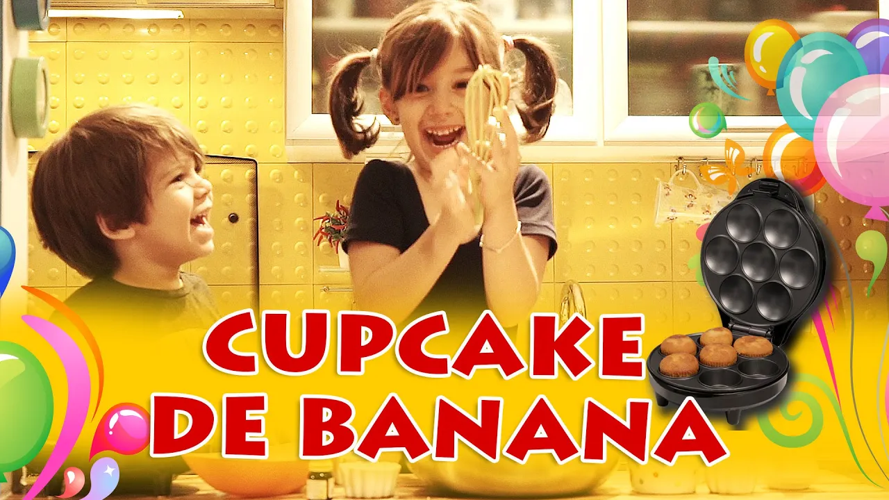 COMO FAZER / RECEITA CUPCAKE DE BANANA COM SARINHA