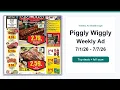 Piggly Wiggly Weekly Ad 26 - 26 Top Deals