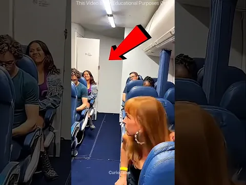 Passengers Disappear Behind a Plane Door 😱#plane #shortsfeed #shorts