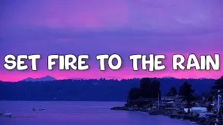 Download Set Fire to the Rain - Adele (Lyrics) MP3