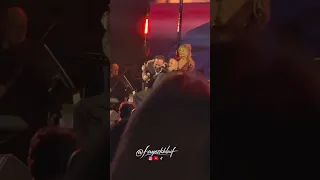 لحظة عفوية وجميلة تجمع الفنان وائل جسار والفنانة نوال الزغبي بسلطان الطرب جورج وسوف  دندنها