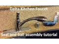 Tutorial Delta Kitchen Faucet Seal and Ball Assembly Replacement