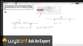 Use the segment addition postulate to determine the value for n given expressions for pieces of seg