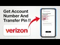 How To Get Verizon Account Number And Transfer Pin 2026 Steps
