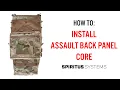 Assault Back Panel Core Installation