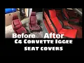 C4 Corvette Iggee Seat Cover Review Installation