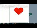 Heart Shape with Python Turtle Graphics