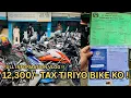 BLUEBOOK RENEW IN NEPAL ALL CATEGORIES MOTORCYCLES TAX 250 CC 200 CC and SCOOTERS CARS TAX