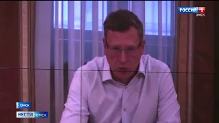 Губернатор Александр Бурков заслушал отчёт глав Большеуковского и Павлоградского районов