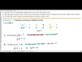 Math 10 3 1 Example 11 Evaluating and Solving a Tabular Function