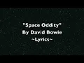 David Bowie Space Oddity  Lyrics