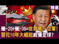 Download Lagu 習近平的殲-20+殲-35=世界第一空軍！蔡正元直言「中國只花10年就追上美」...軍力大崛起威懾全球！？｜#環球大戰線