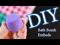 DIY Bath Bomb Embeds How to Make Fizzy Embeds