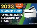 Summer 2023 P-EBT Payment Dates for 44 States July Update