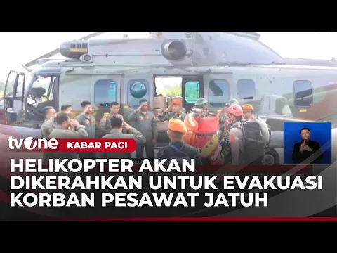 Korban ATR 42-500 akan Dijemput Menggunakan Helikopter