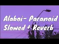Lagu Alboi paranoid (Slowed + Reverb) \