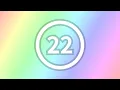 22 seconds timer Countdown Circle Gradation