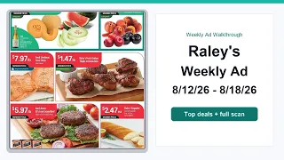 Raley s Weekly Ad 26 - 26 Top 10 Deals